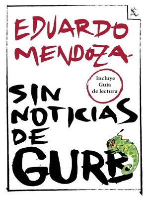cover image of Sin noticias de Gurb--Guía de lectura